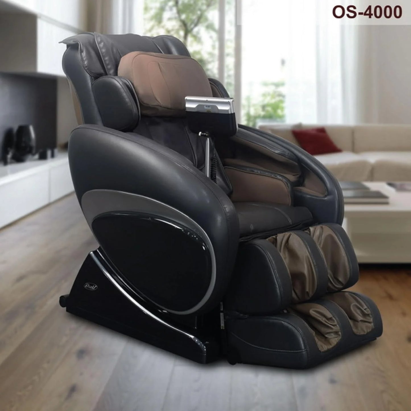 OS-4000 Massage Chair S-Track Full Body Massage Recliner Chair, Black